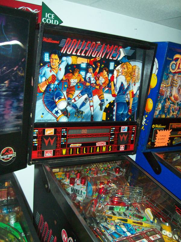 Roller Games Backglass